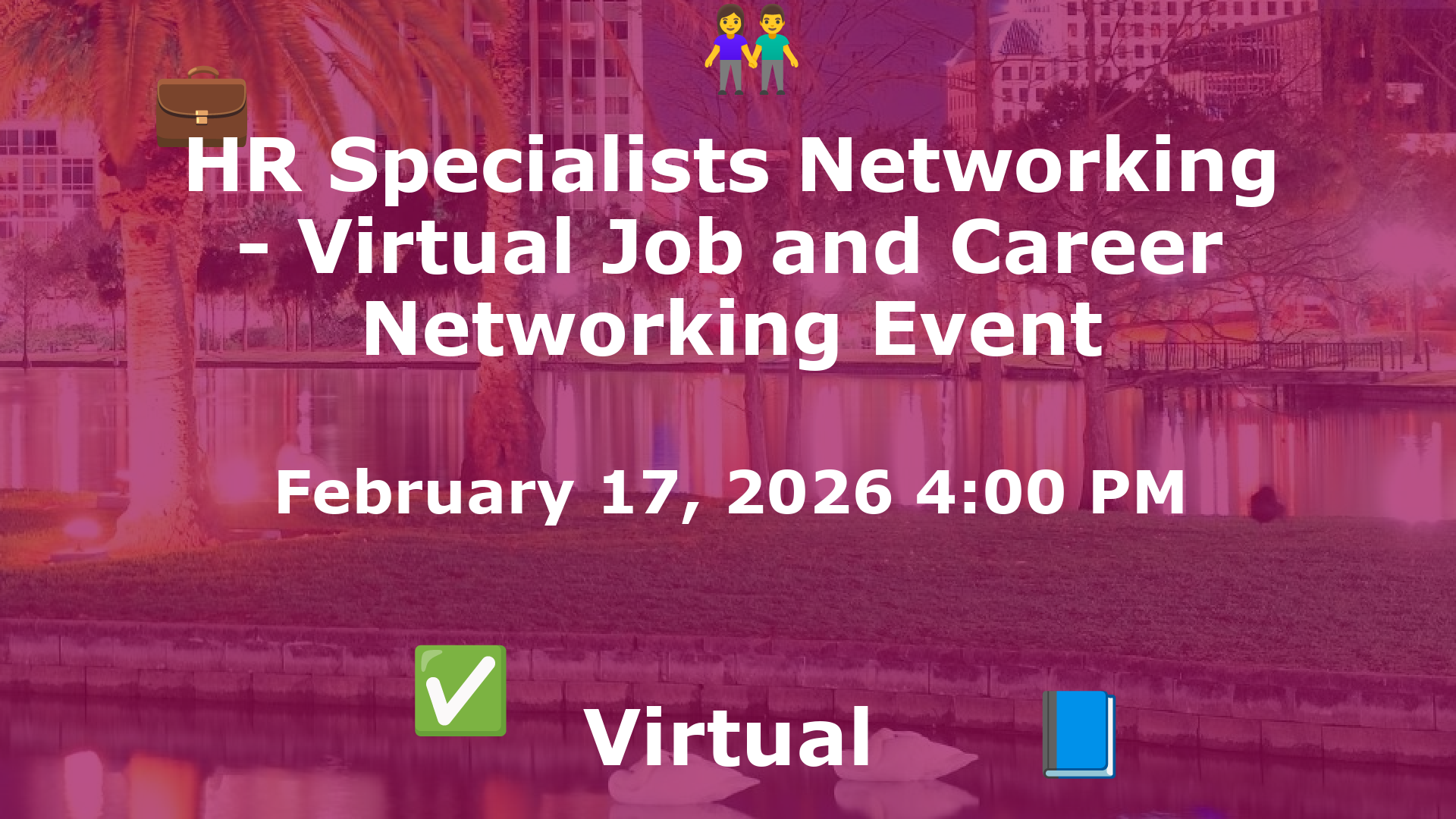 HR Specialists Networking - Virtual Job and Career Networking Event event image